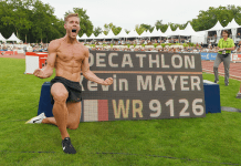 Кевін Майєр б’є світовий рекорд з десятиборства