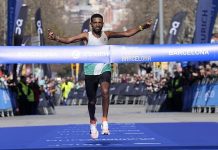 41-річний Тадессе Абрахам переміг на марафоні у Барселоні та встановив національний рекорд