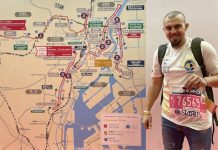 Ветеран підкорив Токійський марафон бігши на протезі