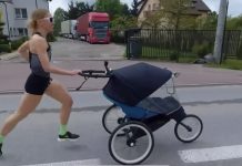 Христина Богомягкова підкорила рекорд Гіннеса у бігу з візочком