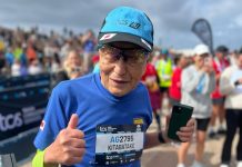 Найстаршим фінішером Нью-йоркського марафону став 91 річний японець, який почав бігати у 74