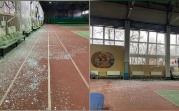 У Черкасах внаслідок атаки дронів пошкоджено єдиний легкоатлетичний манеж області: змагання скасовано